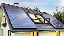 Solar panels on smart home
