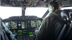 Airplane cockpit