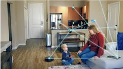 Smart-home networks can connect to multiple smart devices using mesh technology