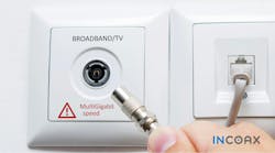 Brownfield MDU buildings have existing coaxial cabling or telephone lines